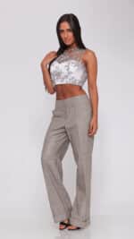 Silk Tailored Pants