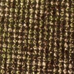 Olive Green, Brown and Cream Wool Bouclé Fabric - Image 3